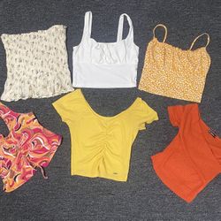 Crop tops (each $10)