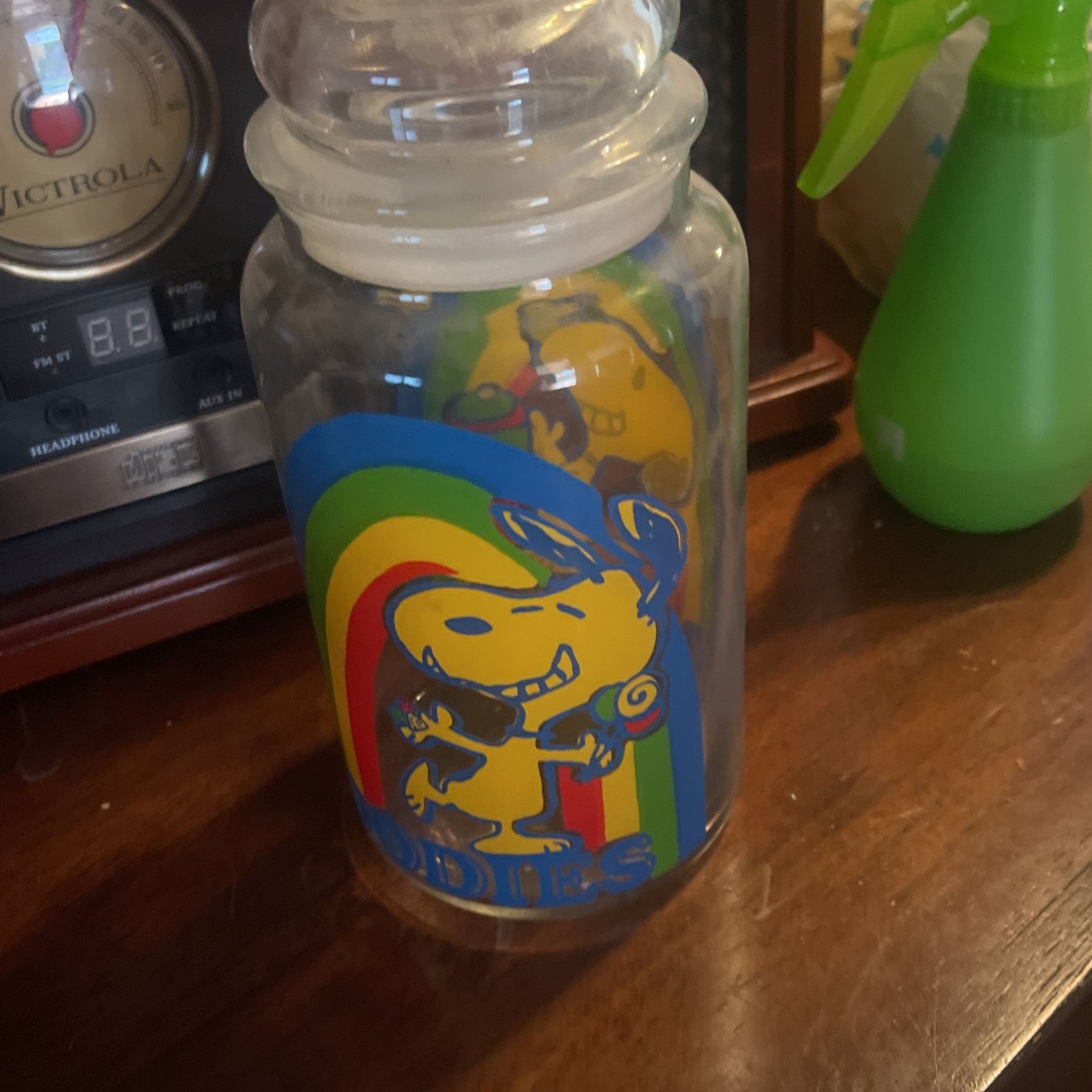 Vintage Snoopy/Woodstock Candy Jar