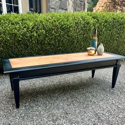 Two Tone Wood Coffee Table or Bench