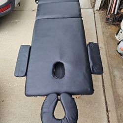 Black Massage Table