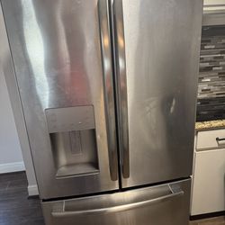 G.E. Stainless Steel  French  Door Refrigerator