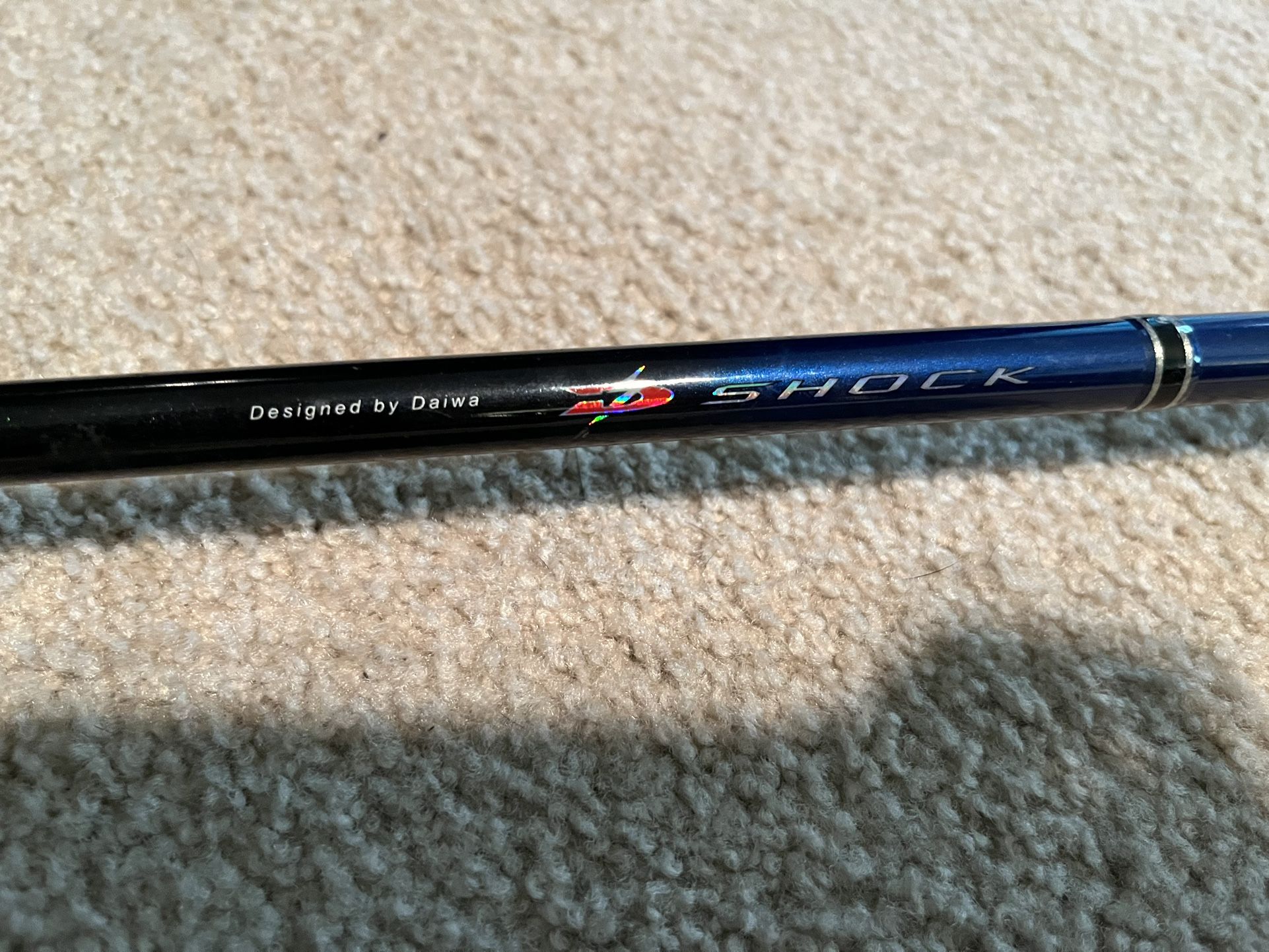 2 Daiwa D Shock 2-piece Rods