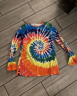 Hippie Tie Dye Shirt Size M/L Halloween Costume