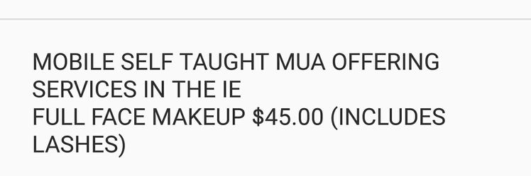 Get your makeup done for that special occasion
