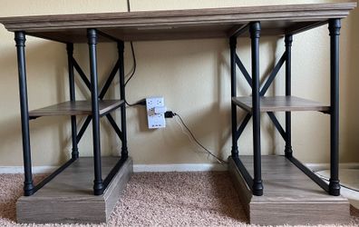 Wooden desk