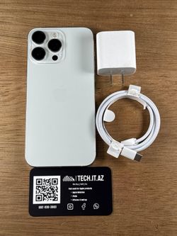 📱 iPhone 15 Pro Max | 256GB | White Titanium | Unlocked (Any Carrier)
