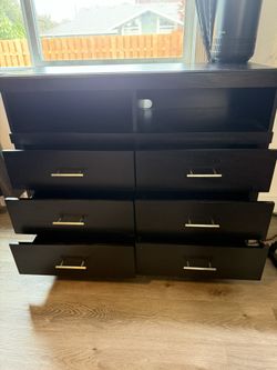 6 Drawer Dresser TV Stand