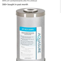 Aquasure Fortitude V2 Series Replacement Sediment Carbon Filter AF-SCZ-25HFS