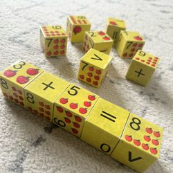 Math Numbers Cubes Game Stack Cubes