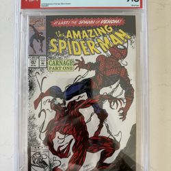 New Slab!!! Amazing Spider-Man #361 CGC 9.8, 1st full app of Carnage 1992