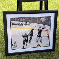 LA Kings Stanley Cup Champions Framed Photo (22.5” x 26.5”)