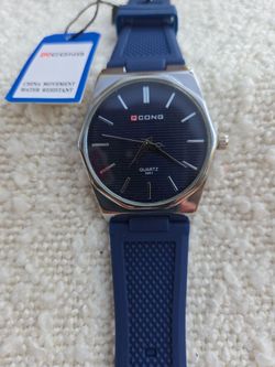 Blue Men's Watch QCong