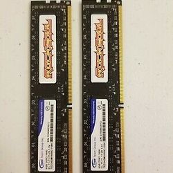 8GB (2x4GB) Team Group Elite Rocksoul PC3-12800 DDR3-1600MHz TED34G1600C11BK 
