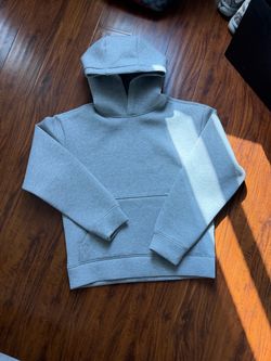 Gray boxy hoodie (h&m)