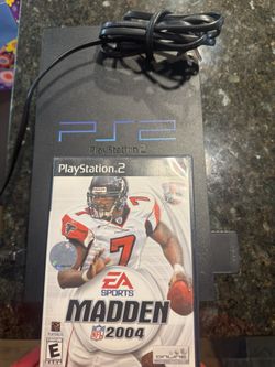 Ps2 GANE SYSTEM 2004 NFL MADDEN HAME INCLUDED