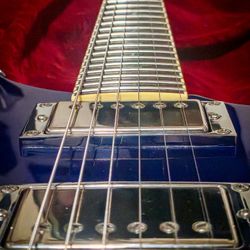 PRS SE Standard 24 With Coil Tap Electric Guitar 6 String Blue And Gig Bag