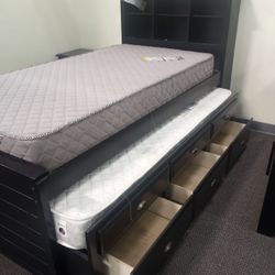 Daybed Twin Size Nueva En Caja Incluye Colchones Y Cajones