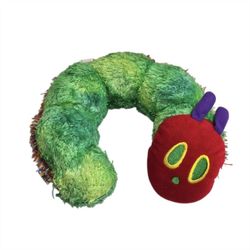 HTF VERY HUNGRY CATERPILLAR PLUSH Eric Carle Stuffed Animal Neck Pillow 2013