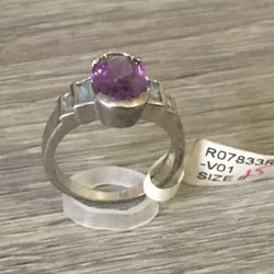 Amethyst (February)  Ring .