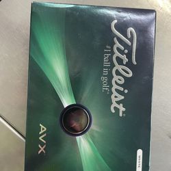 Titleist AVX Golf Balls – Brand New (White, Dozen)