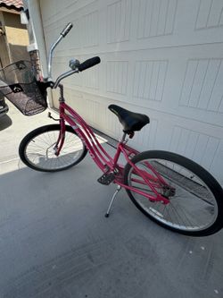Giant Simple Cruiser Aluminum Bike 26” Pink With Basket