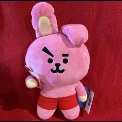 BTS BT21 Line Friends Summer Dolce Cookie Plush 15 Inch Drink Bunny Rabbit Stuffed Animal Kpop Round 1 NWT BRAND NEW