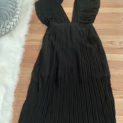 New Black Maxi Dress -size Large