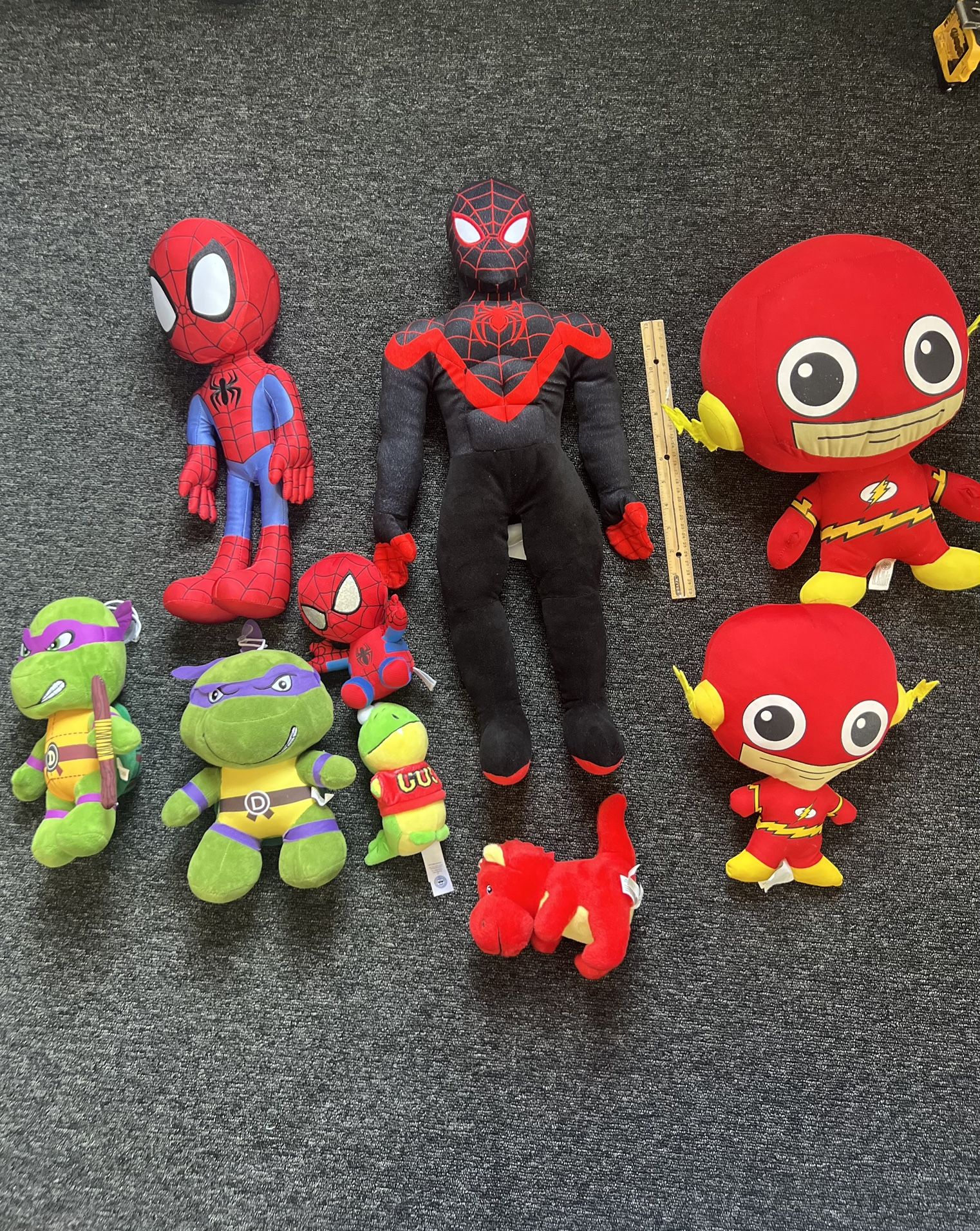 Big Spiderman And Other Plushies