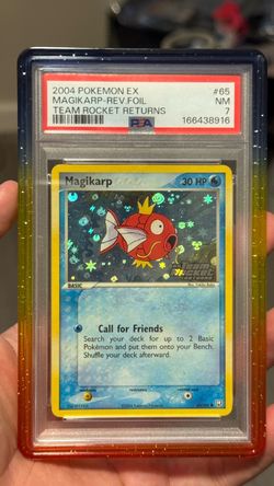 Pokemon card PSA 7 Magikarp Reverse Foil Team Rocket Returns 2004