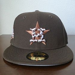 New Era Houston Astros Fitted Hat - 7 1/8