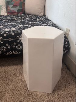 Anthropologie Hexagon Ceramic Table