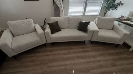 Sherpa couch set