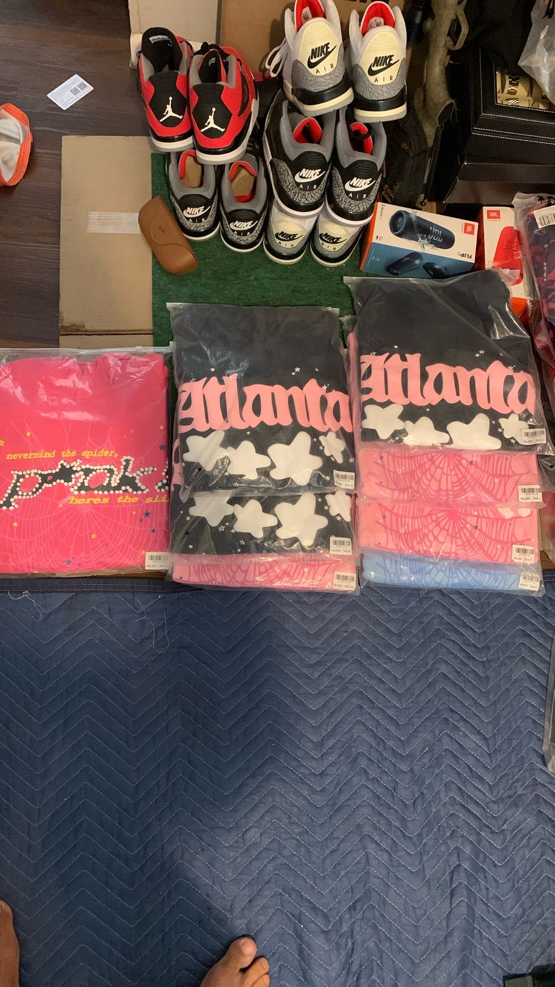 Spider Hoodies Small, Medium, Large 