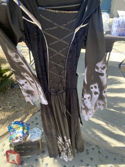 Young Girl Hallowen Dress With Hoodie 