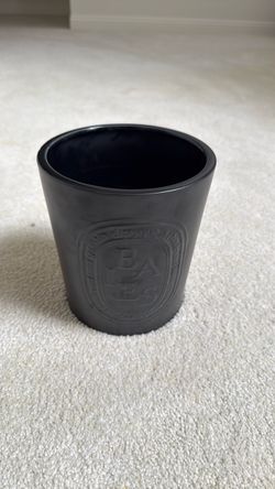 Diptyque black candle pot EMPTY (BAIES)