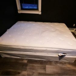 Full Sized Bed Mattress & Box Spring