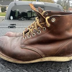 Red Wing  round toe Boots  $ 60.00