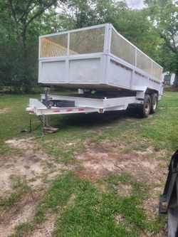 7x16ft Dump trailer 14gvwr clean title in hand