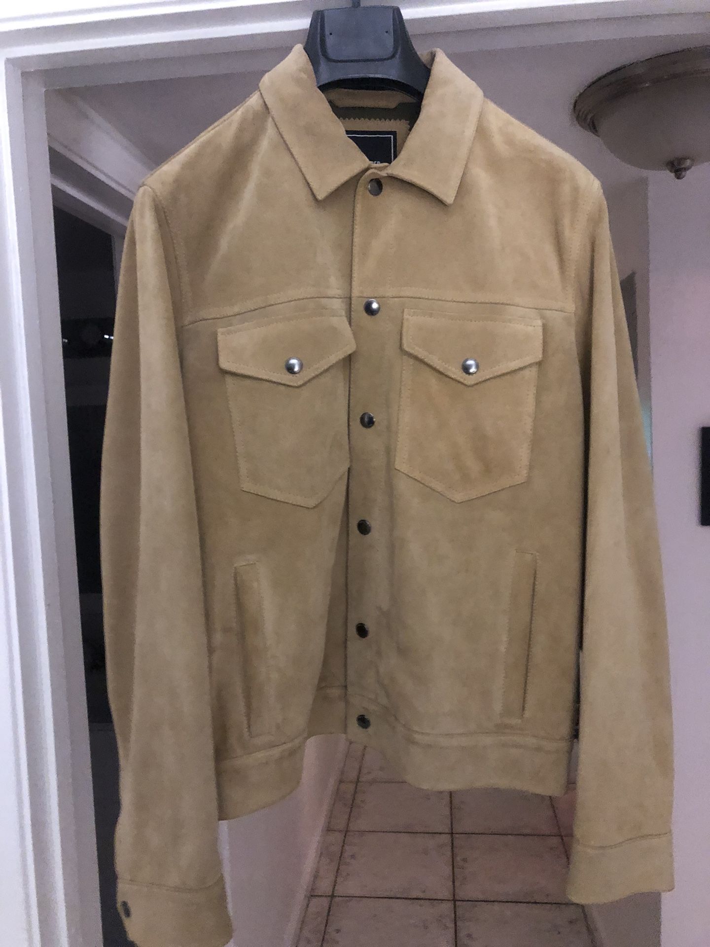 Todd Snyder Calfskin Jacket With Garment Bag