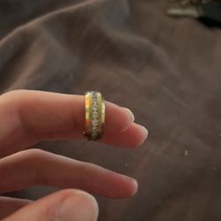 Men’s Fold Ring With Diamond 