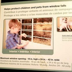 safety window guard 