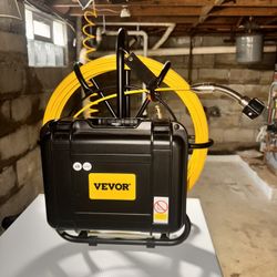 VEVOR Sewer Camera 328ft/100m Cable Waterproof IP68 Sewer Video Inspection Equipment