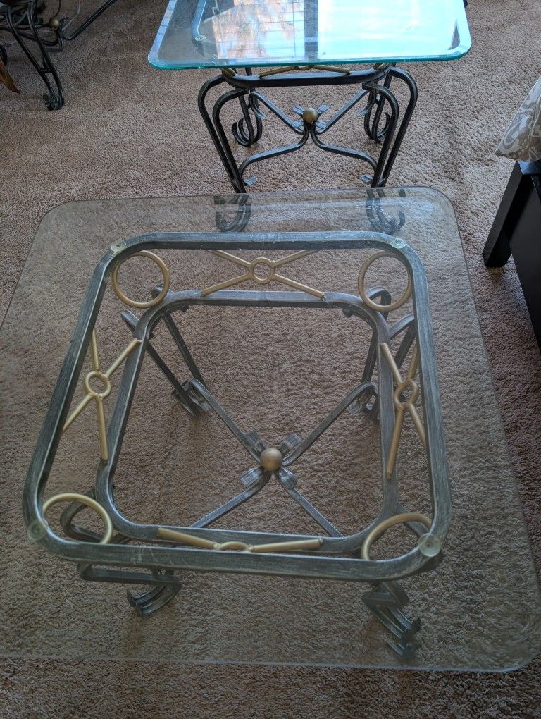 Three Piece Coffee Table Set