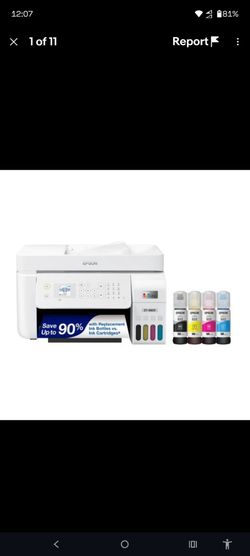 Refurbished: Epson EcoTank ET-4800 Wireless All-in-One Cartridge-Free Supertank Printer - Manufacturer Refurbished