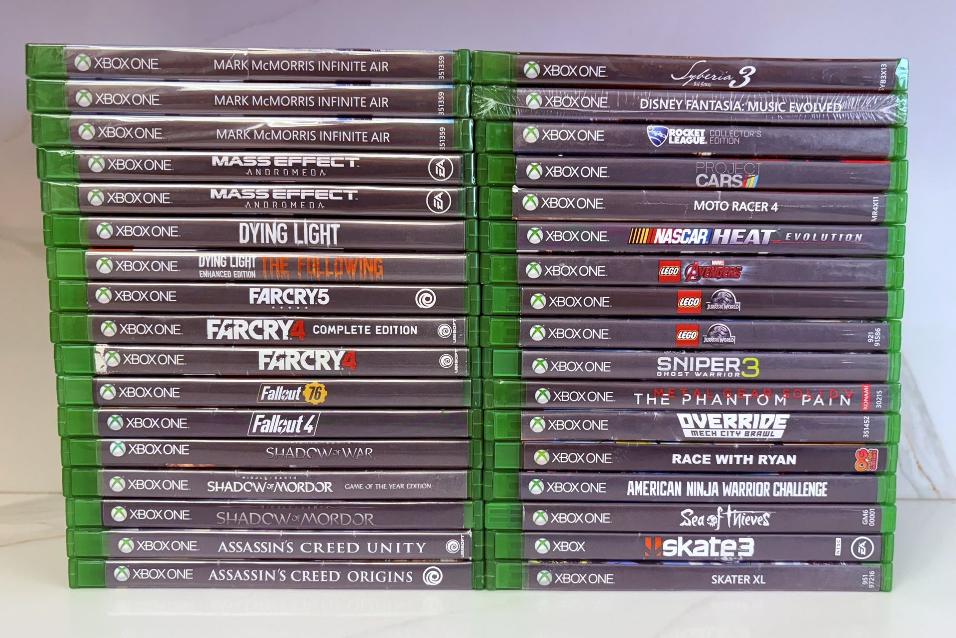 34 Xbox One Games (Each for $10)