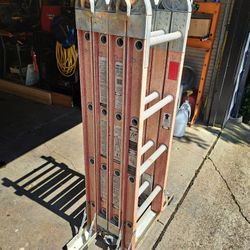 Heavy Duty Multipurpose Fiberglass Ladder