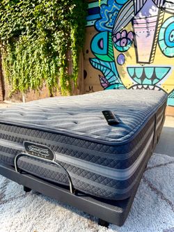 Beauty Rest Twin XL Adjustable Bed Frame & Mattress(Delivery Available)
