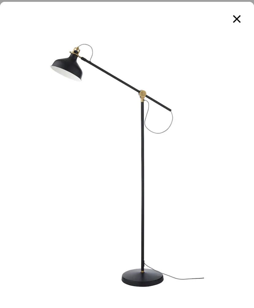 IKEA, RANARP Floor/reading lamp, Black