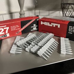 Hilti DX Cartridges And Galvanized Fasteners Pack