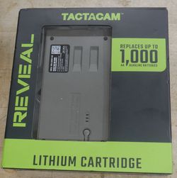 Tactacam Reveal RV-LBAT-V2 Rechargeable Lithium V2 Cartridge Battery Pack.